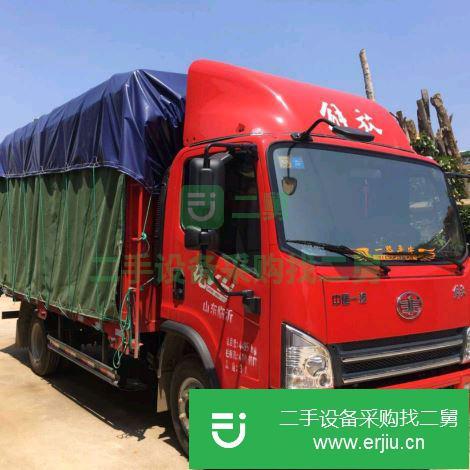 山東出售二手青島解放箱式載貨車