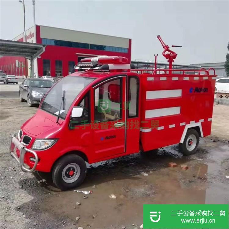 山東低價出售5噸二手水罐消防車 多功能性能好