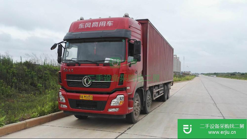 湖北出售二手東風天龍廂式貨車