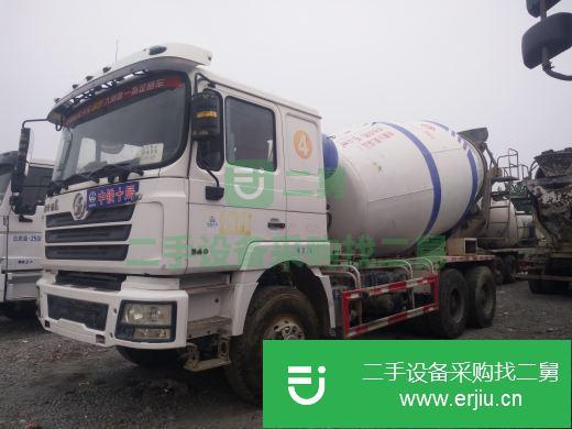 山東出售二手陜汽德水泥攪拌車
