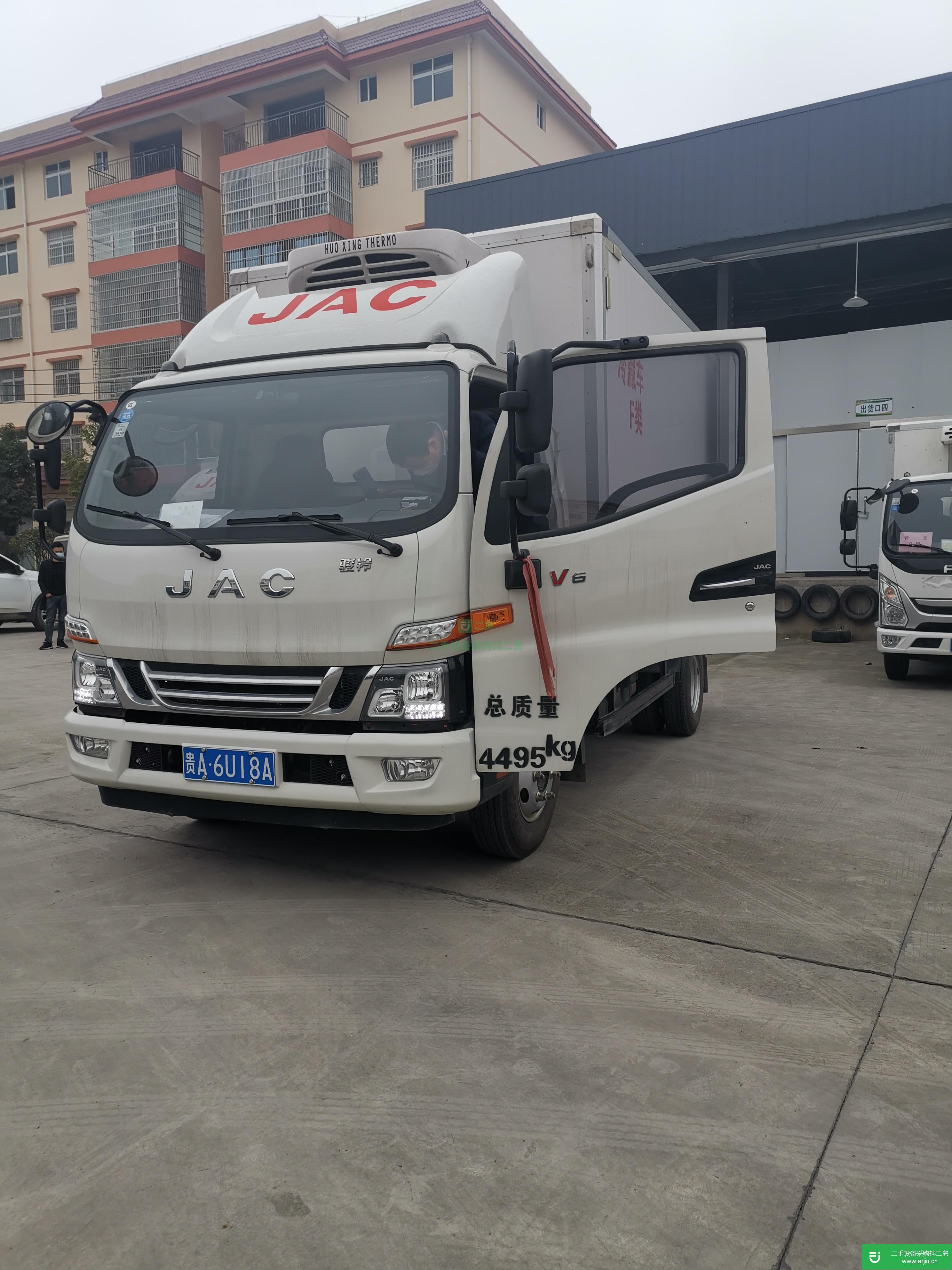 貴州低價出售一臺江淮駿鈴冷藏車  115 馬力