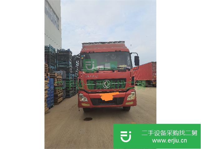 河南出售二手東風天龍前四后四廂式貨車