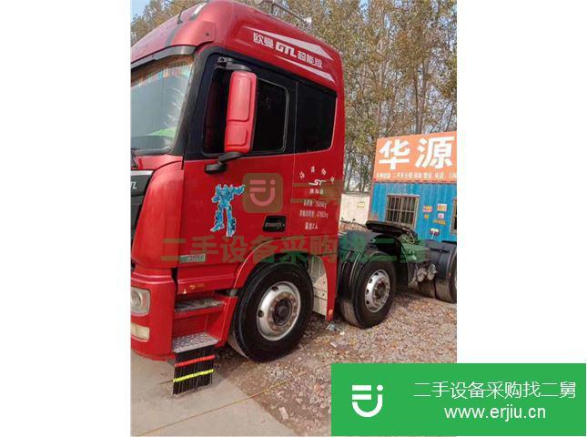山東出售二手福田歐曼牽引車  430馬力