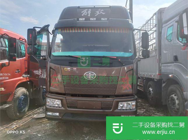 江西出售二手一汽解放J6L單橋倉柵載貨車