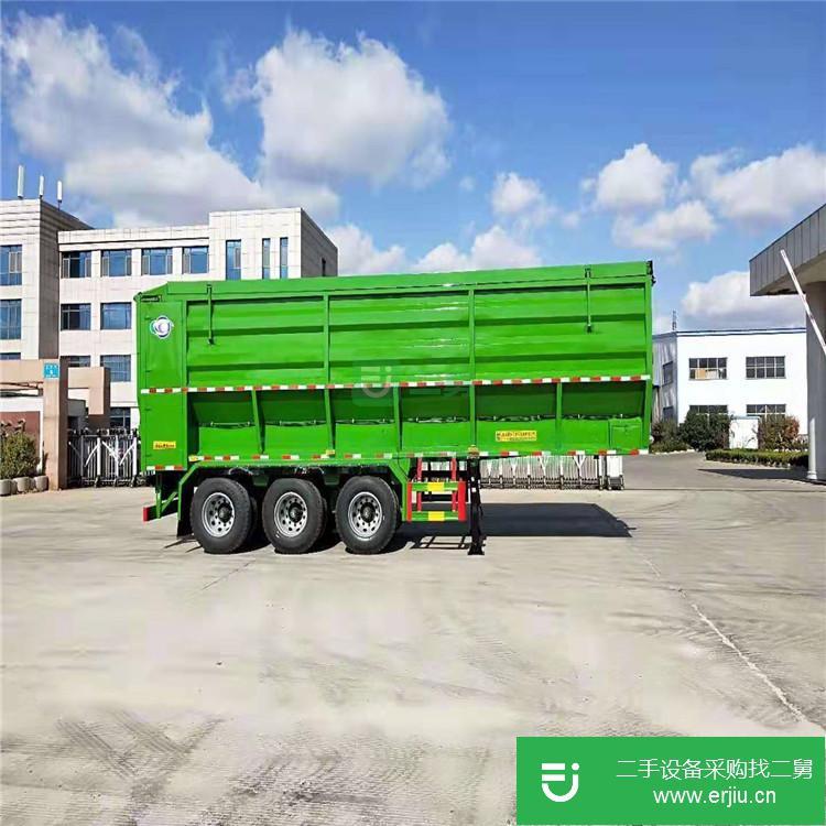 山東出售二手后翻自卸半掛車