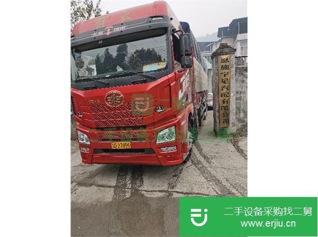 湖北出售二手一汽解放J6前四后八載貨車