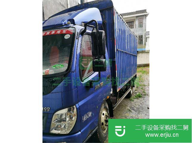 湖南出售二手福田奧鈴排半廂式貨車