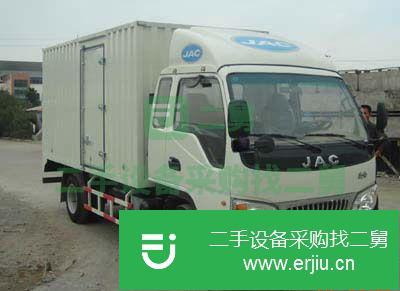 陜西出售二手江淮駿鈴前二后四廂式貨車(chē)