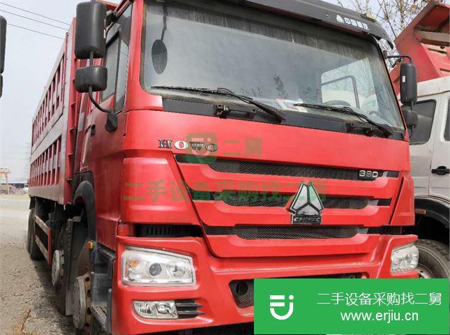 山東出售二手豪沃前四后八工程自卸車