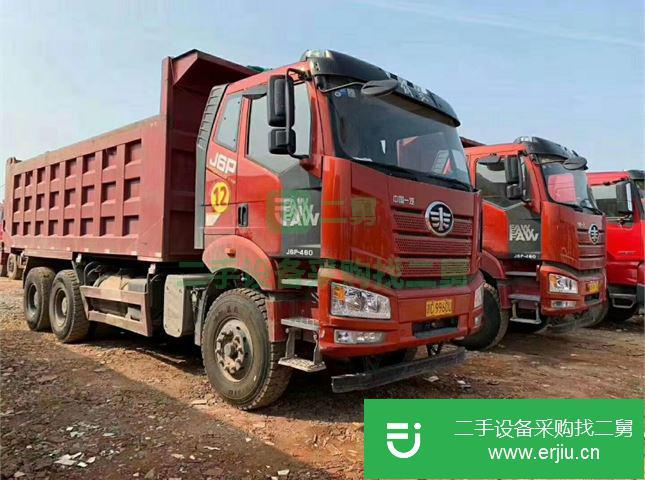 江西出售二手一汽解放J6P后八輪工程車