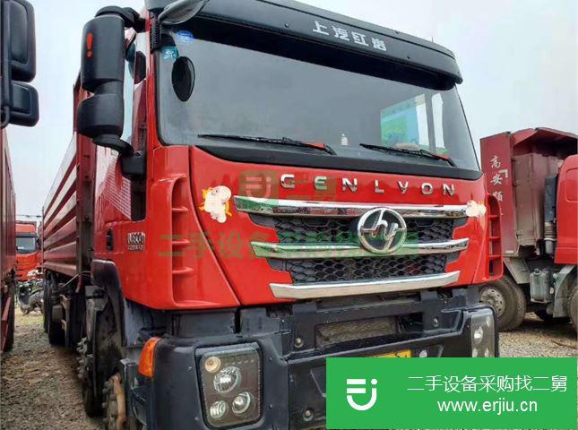 江西出售二手上汽紅巖前四后八自卸車