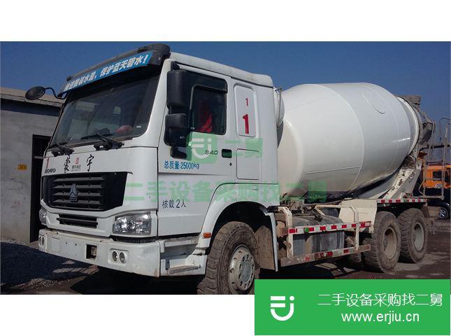 山東出售二手中國重汽豪沃前二后八攪拌車