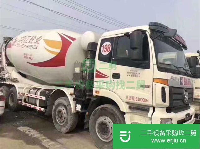 安徽出售二手福田歐曼混凝土攪拌車
