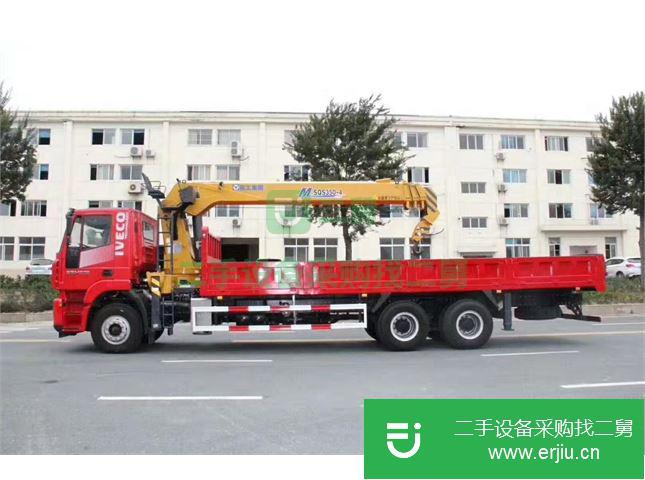 湖北出售二手上汽紅巖隨車吊