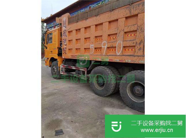 山西出售二手陜汽重卡德龍自卸車  5米8