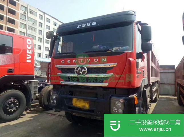 江西出售二手上汽紅巖前四后八自卸車