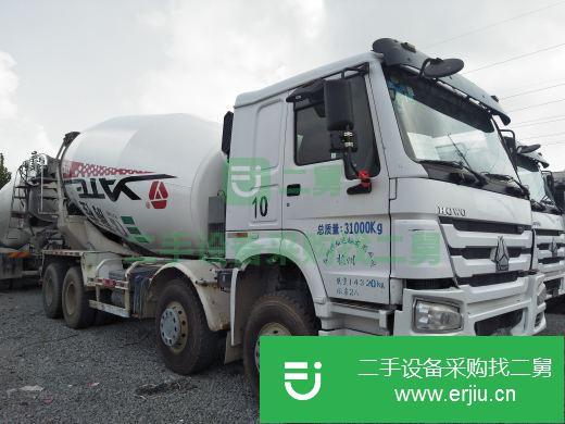 山東出售二手豪沃混凝土攪拌車