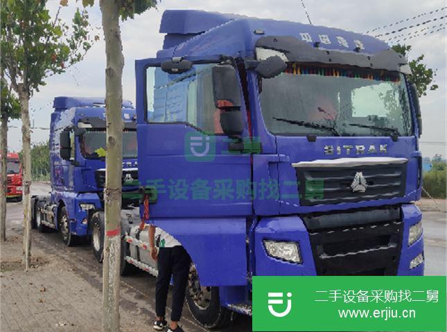 山東出售二手中國重汽汕德卡540馬力牽引車