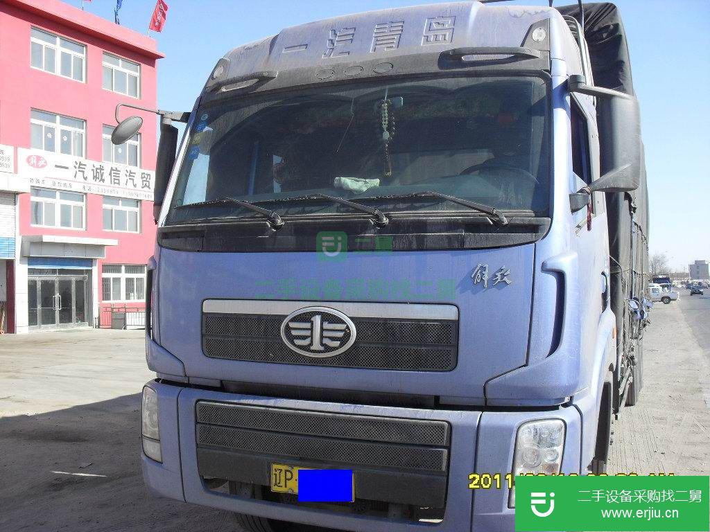 遼寧出售二手解放新大威前四后八載貨車