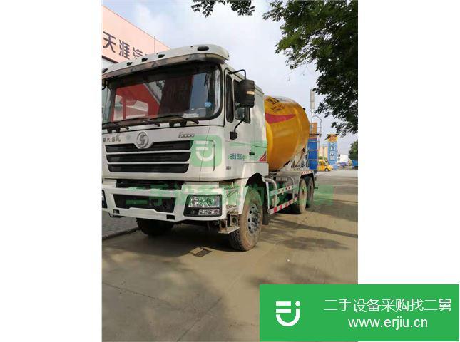 湖北出售二手陜汽德龍12方攪拌車