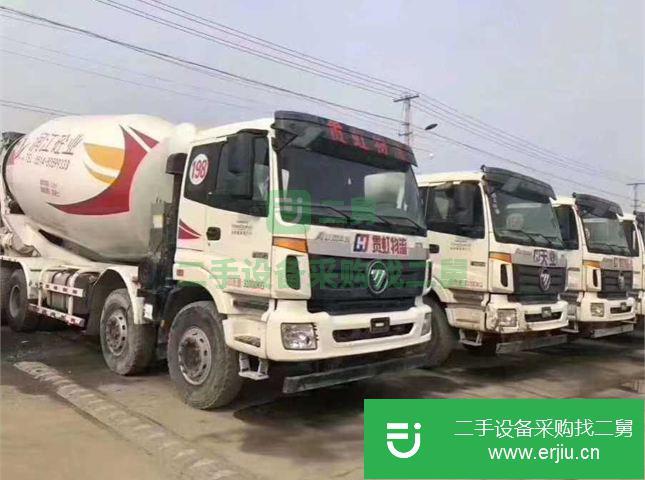 安徽出售二手福田歐曼混凝土攪拌車