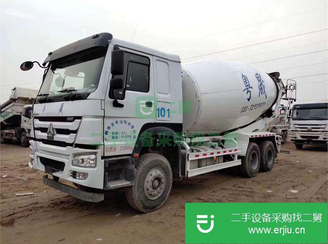 山東出售二手中國重汽攪拌車