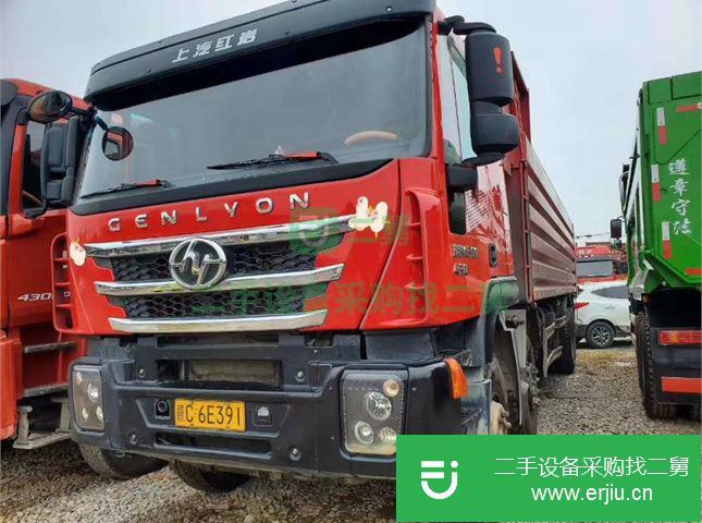 江西出售二手上汽紅巖前四后八自卸車