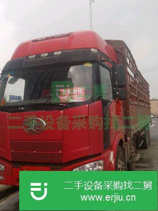 安微出售二手一汽解放J6前四后八倉欄載貨車