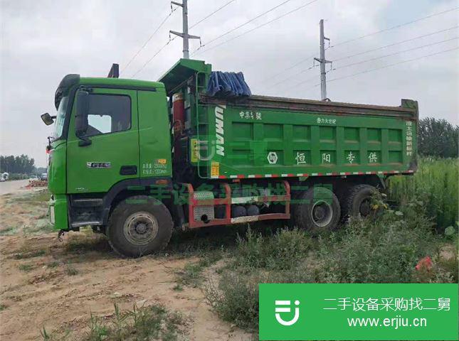 山東出售二手歐曼后八輪自卸車