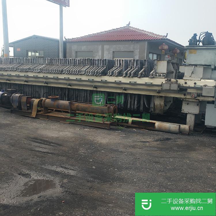 山東出售二手污泥脫水板框壓濾機