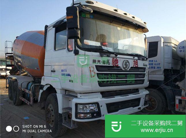 山東出售二手陜汽重卡德龍攪拌車