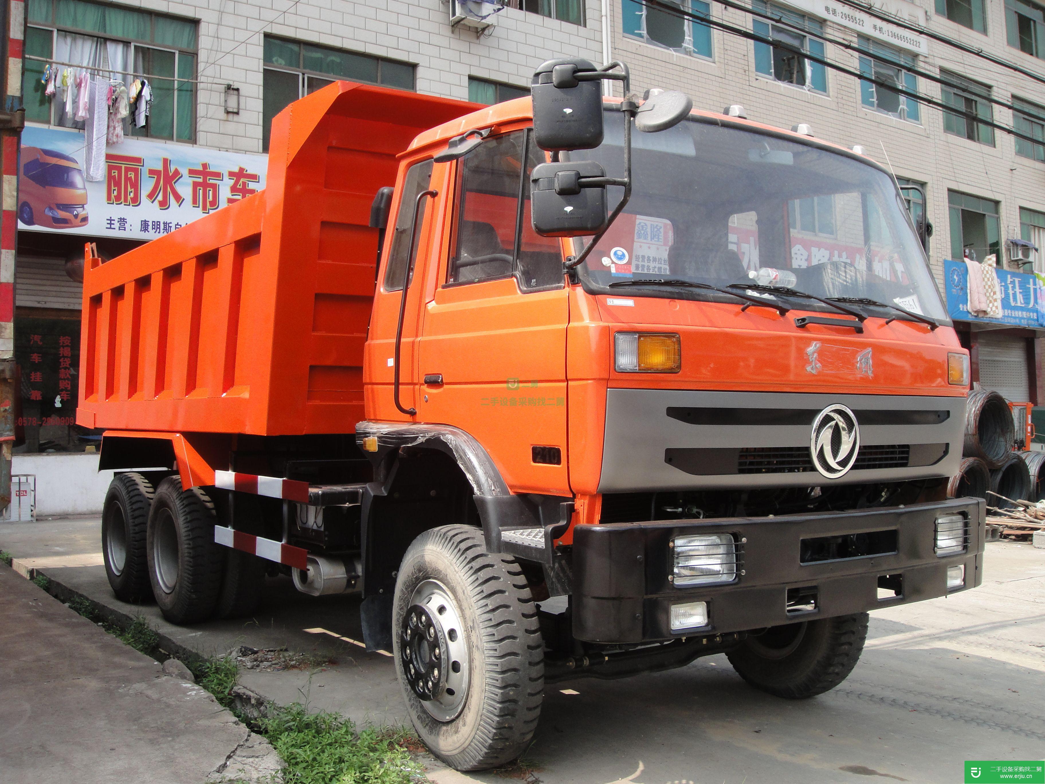 浙江出售二手東風康明斯后八輪工程自卸車