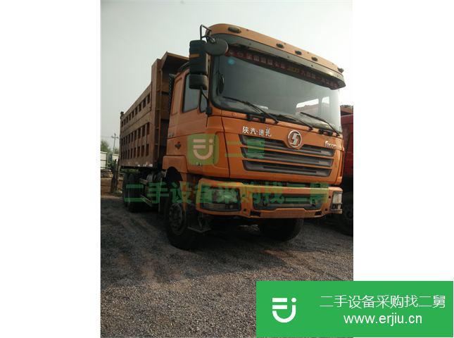 山西出售二手自卸車陜汽重卡德龍自卸車，345馬力
