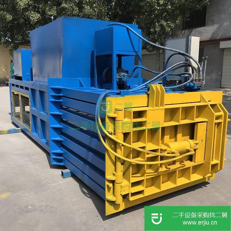 山東出售舊地毯噸袋編織袋臥式打包機