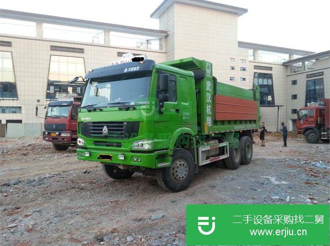湖北出售二手中國重汽豪沃自卸車，336馬力