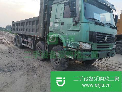 山東出售二手豪沃前二后八自卸車