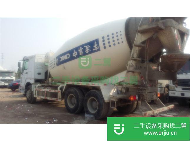 山東出售二手中國重汽豪沃前二后八攪拌車