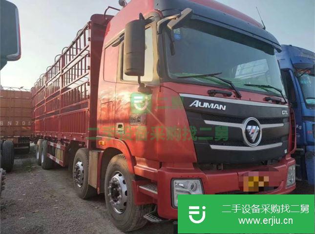 江西出售二手歐曼GTL9.6米花欄前四后八載貨車