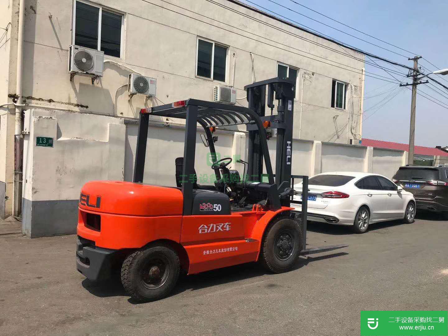 上海出售進口5t二手合力叉車