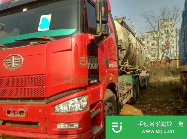 江西出售二手一汽解放油罐車