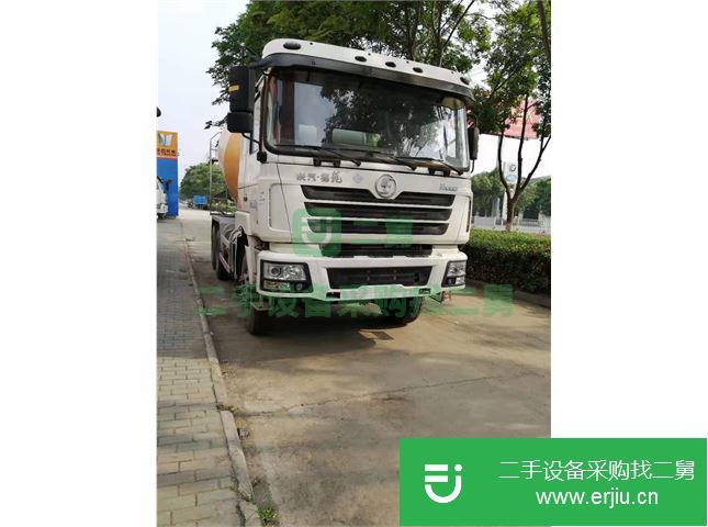 湖北出售二手陜汽德龍12方攪拌車