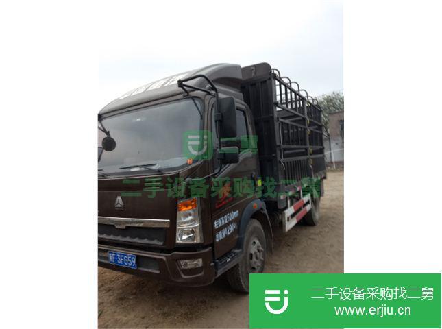 河北出售二手中國重汽寬體高欄載貨車