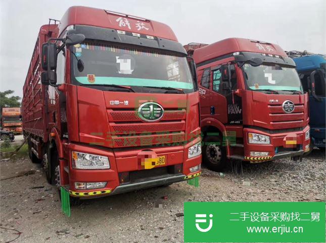 江西出售二手一汽解放J6P倉欄載貨車