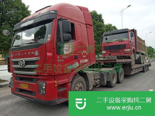 江蘇出售二手低平板半掛車