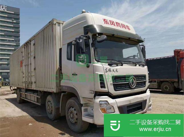 江西出售二手東風(fēng)天龍前四后四廂式貨車