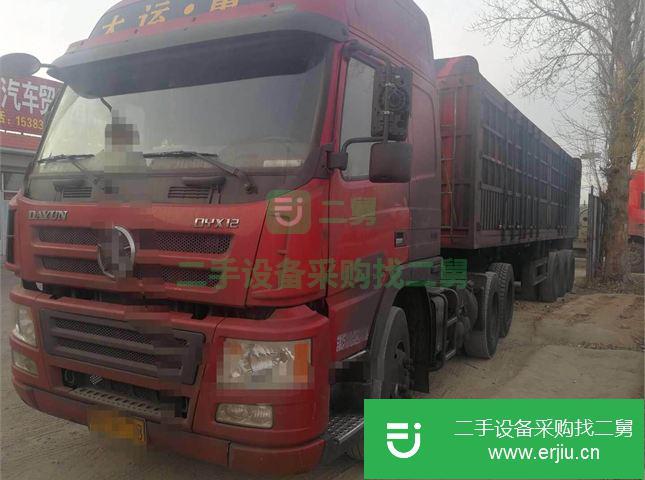 山西出售二手大運重卡半掛車