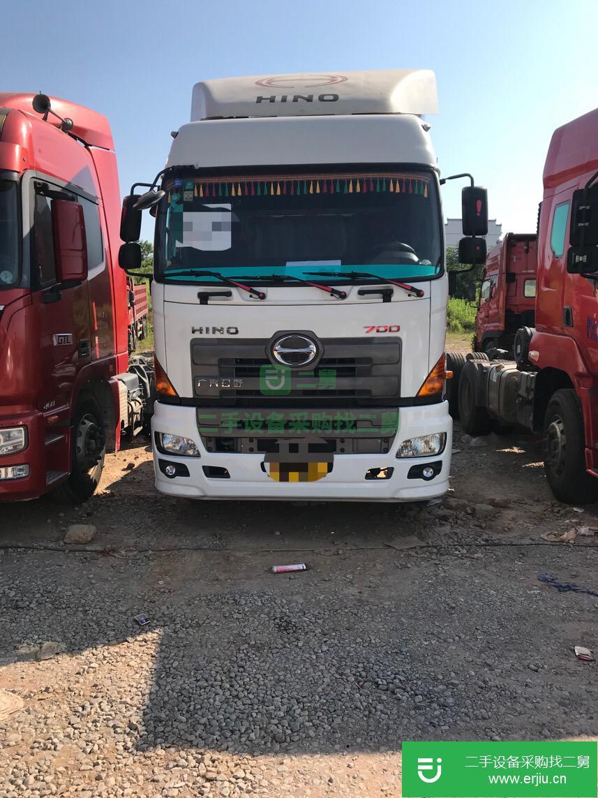 江西出售二手廣汽日野450馬力牽引車
