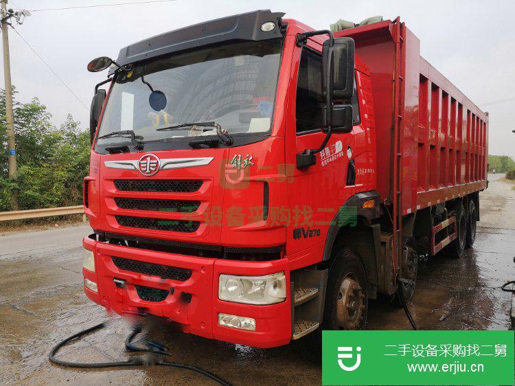 湖南出售二手青島解放270馬力自卸車