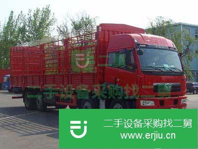 江蘇出售二手青島解前四后八倉柵載貨車