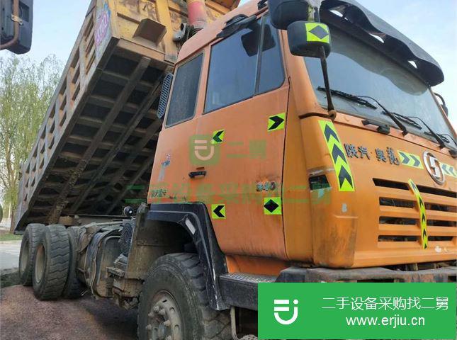 山西出售二手陜汽重卡德龍自卸車  5米8